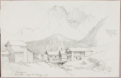 View from Sextan, Tyrol by George Elbert Burr
