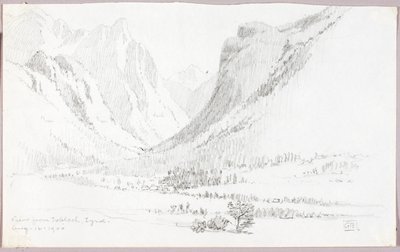 View from Toblach, Tyrol by George Elbert Burr