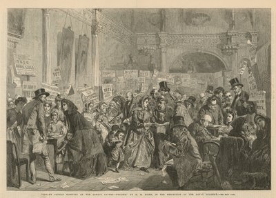Infant orphan election at the London Tavern by George Elgar Hicks
