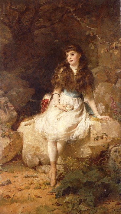 Lady Edith Amelia Ward, Daughter of the 1st Earl of Dudley by George Elgar Hicks