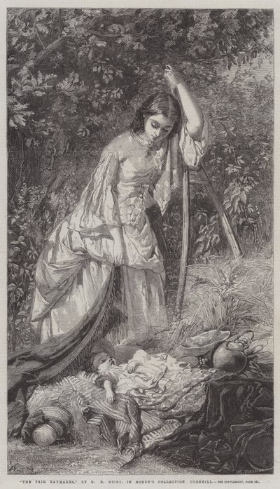 The Fair Haymaker by George Elgar Hicks