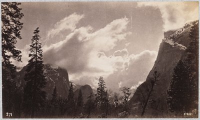 Yosemite Valley, with Clouds by George Fiske
