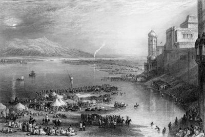 Part of the Chaut, at Hurdwar by George Francis White