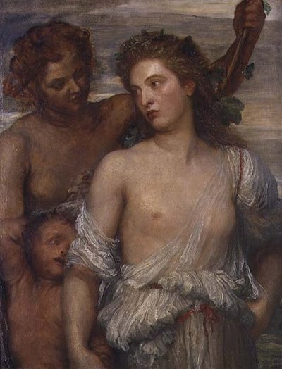 A Bacchante by George Frederic Watts