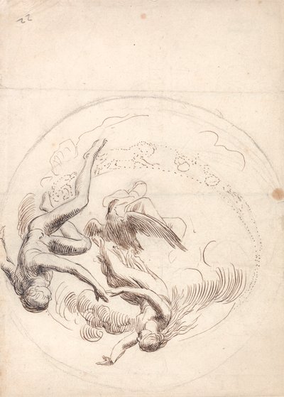 Study for a Circular Ceiling Decoration by George Frederic Watts