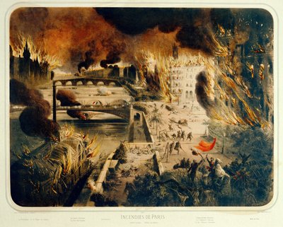 The Commune: Paris Burning by George Frederic Watts