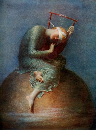 油絵 George Frederic Watts_ 審判 ma2061-