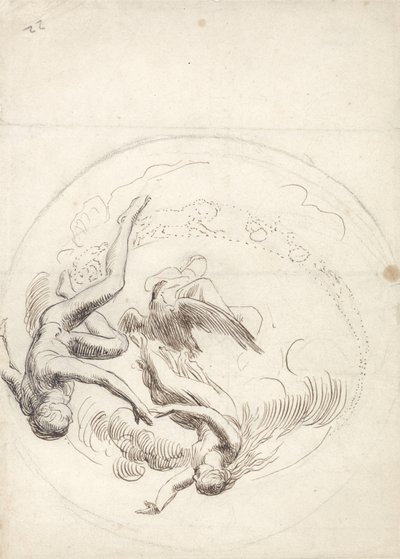 Study for a Circular Ceiling Decoration by George Frederick Watts