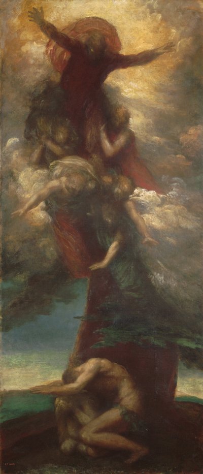 The Denunciation of Adam and Eve by George Frederick Watts