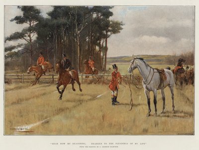 Hear Now My Reasoning, Hearken to the Pleadings of My Lips by George Goodwin Kilburne