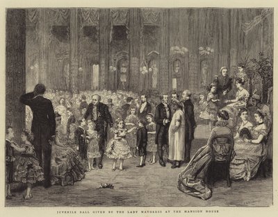 Juvenile Ball Given by the Lady Mayoress at the Mansion House by George Goodwin Kilburne