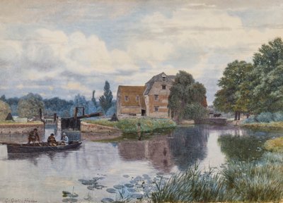 Hemingford Mill, On the Ouse, Huntingdonshire by George Gordon Fraser