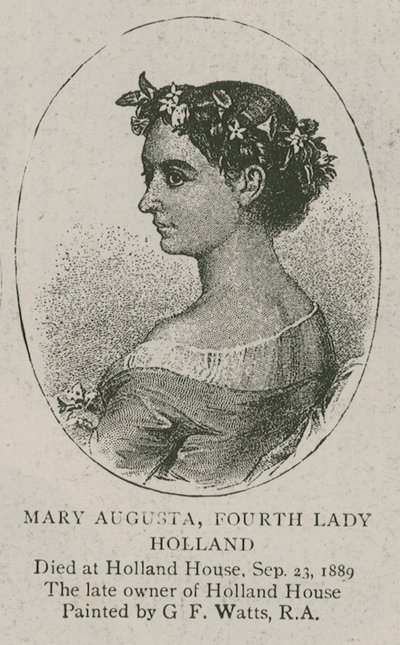 Mary Augusta, Fourth Lady Holland by George Hawkins