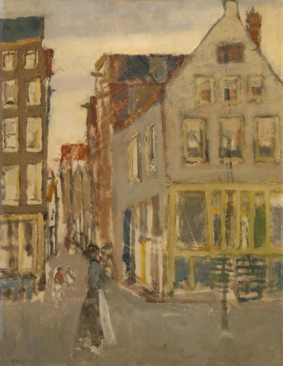 The Lauriergracht at the Tweede Laurierdwarsstraat by George Hendrik Breitner