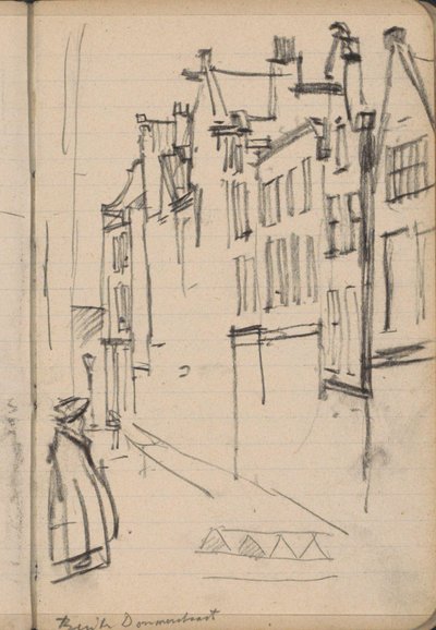 View of the Buiten Dommersstraat in Amsterdam by George Hendrik Breitner