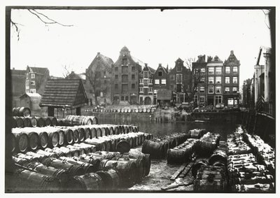 View of the Tar Yards on Prinseneiland in Amsterdam by George Hendrik Breitner