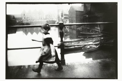 Girl on the Prinseneiland Bridge in Amsterdam by George Hendrik Breitner