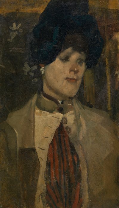 Portrait of a Singer by George Hendrik Breitner