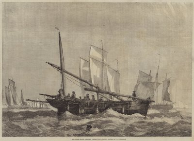Mackerel-Boats Getting Under Way by George Henry Andrews