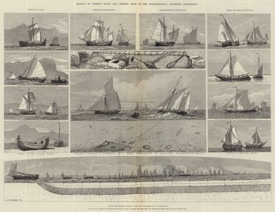 Models of Fishing Boats and Fishing Gear in the International Fisheries Exhibition by George Henry Andrews