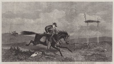 The American Pony Express, En Route from the Missouri River to San Francisco by George Henry Andrews