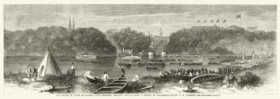 The Prince of Wales in Canada, the Lumberers Regatta, Ottawa by George Henry Andrews