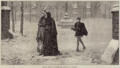 Christmas Morning in the Olden Time by George Henry Boughton