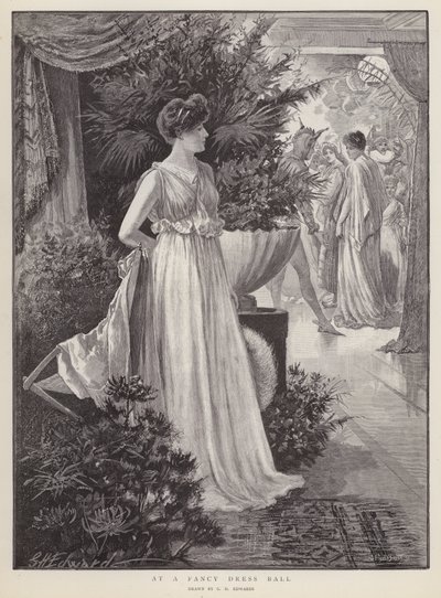 At a Fancy Dress Ball by George Henry Edwards