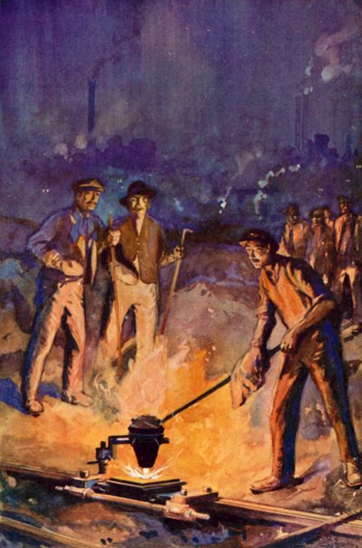 Welding Rails by the Thermit Process by George Henry Evison
