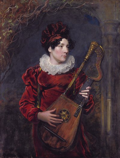 Portrait of Kitty Stephens, Later Countess of Essex (1794 - 1882) by George Henry Harlow