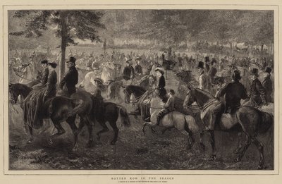 Rotten Row in the Season by George Housman (after) Thomas
