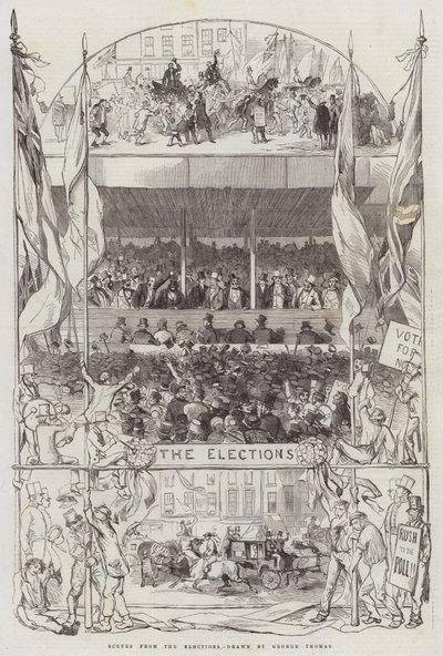 Scenes from the Elections by George Housman Thomas