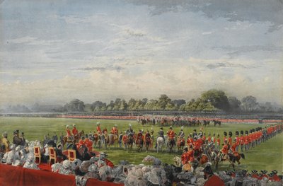 The First Distribution of the VC by Queen Victoria, Hyde Park, 26th June 1857 by George Housman Thomas