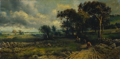 Fleecy Clouds by George Inness