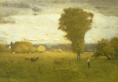 Sunlit Pasture by George Inness