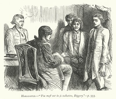 Illustration for She Stoops To Conquer (engraving) by George John Pinwell