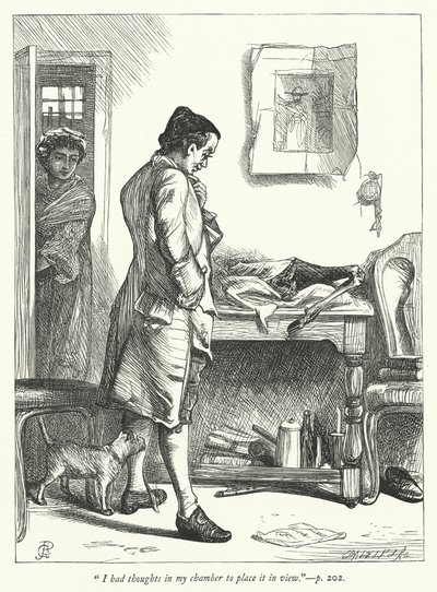 Illustration for The Deserted Village (engraving) by George John Pinwell