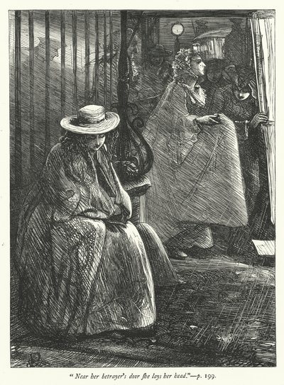 Illustration for The Deserted Village by George John Pinwell