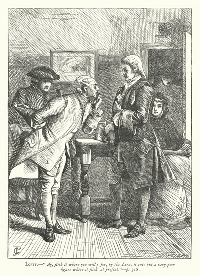 Illustration for The Good-Natured Man by George John Pinwell