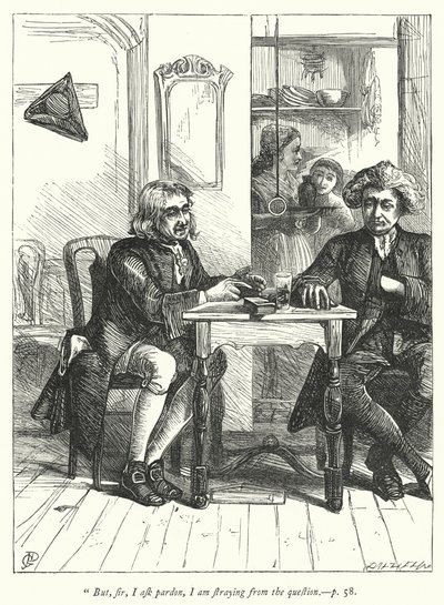 Illustration for The Vicar of Wakefield by George John Pinwell