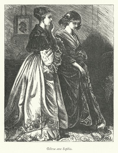 Illustration for The Vicar of Wakefield by George John Pinwell