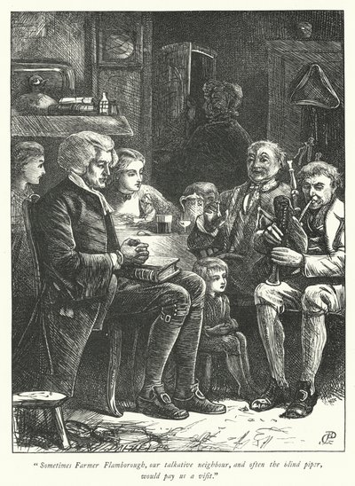 Illustration for The Vicar of Wakefield by George John Pinwell