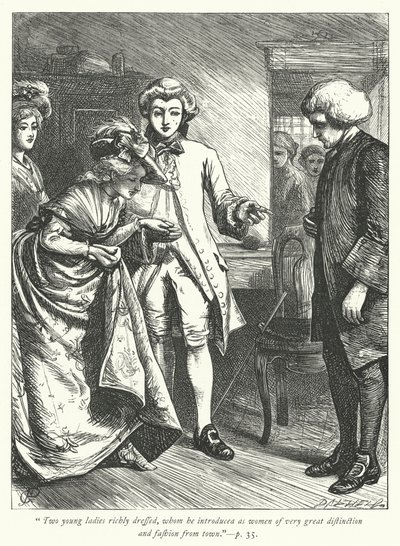 Illustration for The Vicar of Wakefield by George John Pinwell
