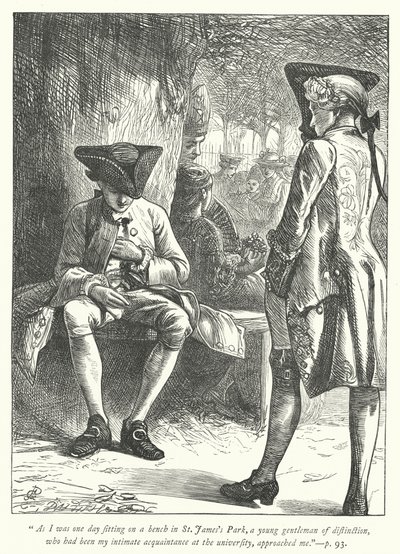 Illustration for The Vicar of Wakefield by George John Pinwell