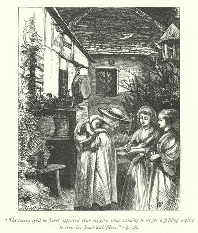 Illustration for The Vicar of Wakefield (engraving) by George John Pinwell