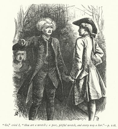 Illustration for The Vicar of Wakefield (engraving) by George John Pinwell
