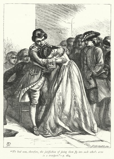 Illustration for The Vicar of Wakefield (engraving) by George John Pinwell