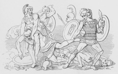 Battle Of The Lake Regillus by George Junior Scharf