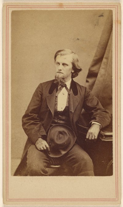 Unidentified Man with Goatee, Seated, Holding a Hat in His Lap by George Kendall Warren