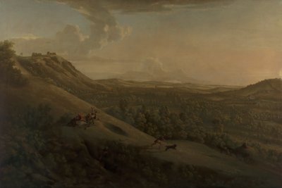 Box Hill, Surrey, with Dorking in the Distance by George Lambert